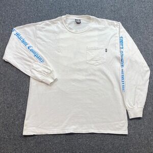 Loser Machine Company TShirt Sz L Mens White Skater Biker Meredith Painted Lady